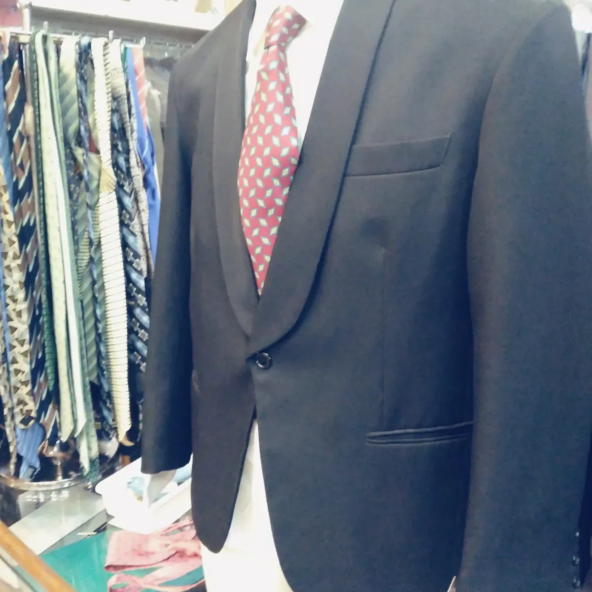 Chaqueta de esmoquin negra
