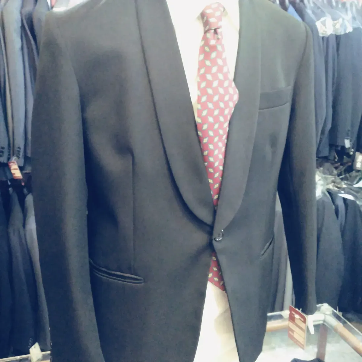 Chaqueta de esmoquin negra, vista 2