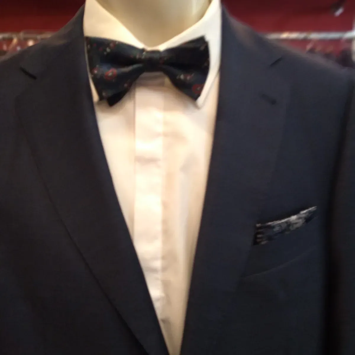 Traje azul marino, línea joven, vista 2