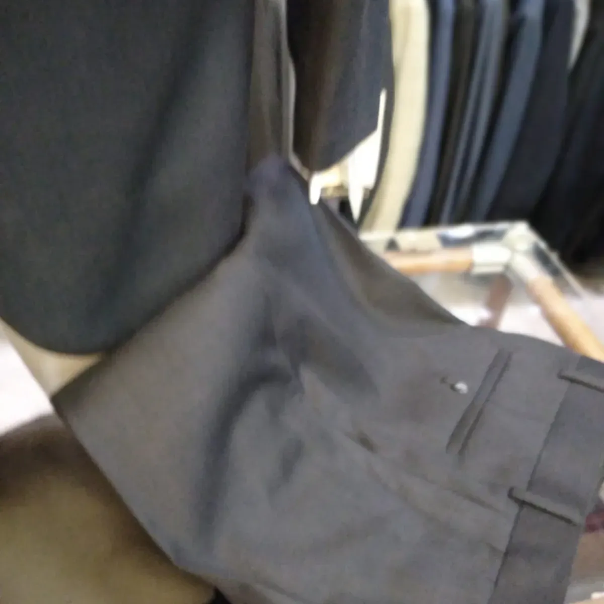 Traje de lana, tres botones, vista 3
